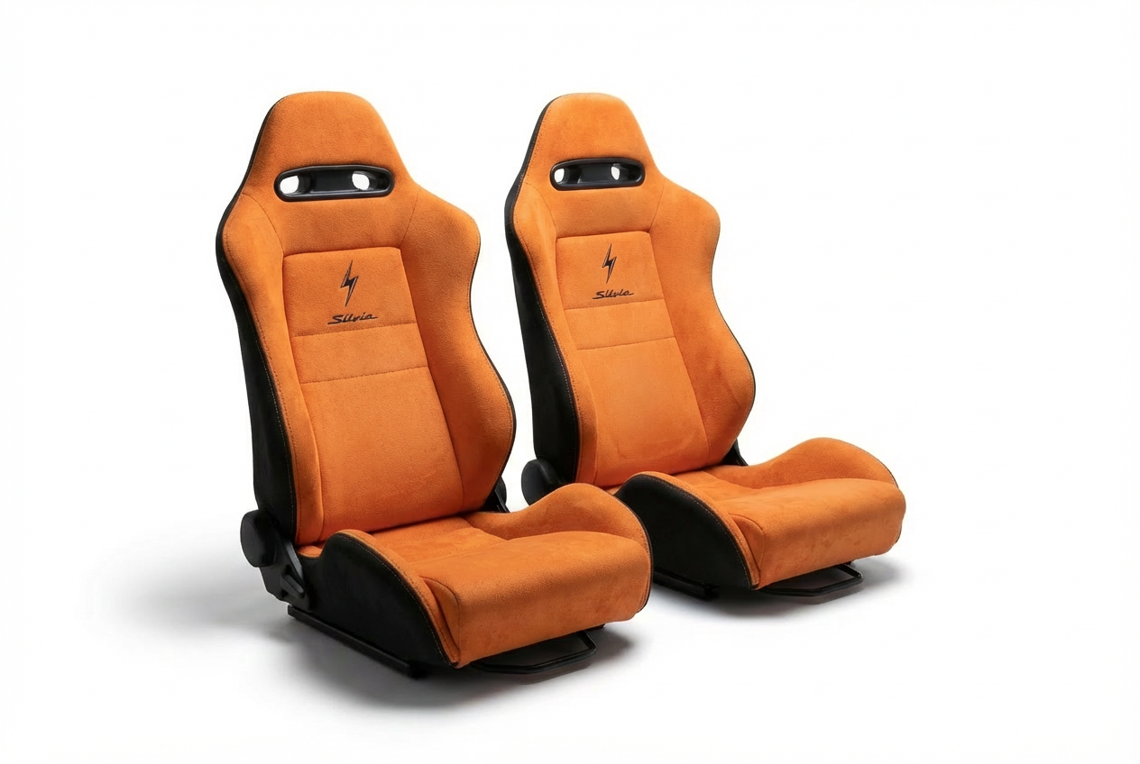 Burnt Orange Alcantara