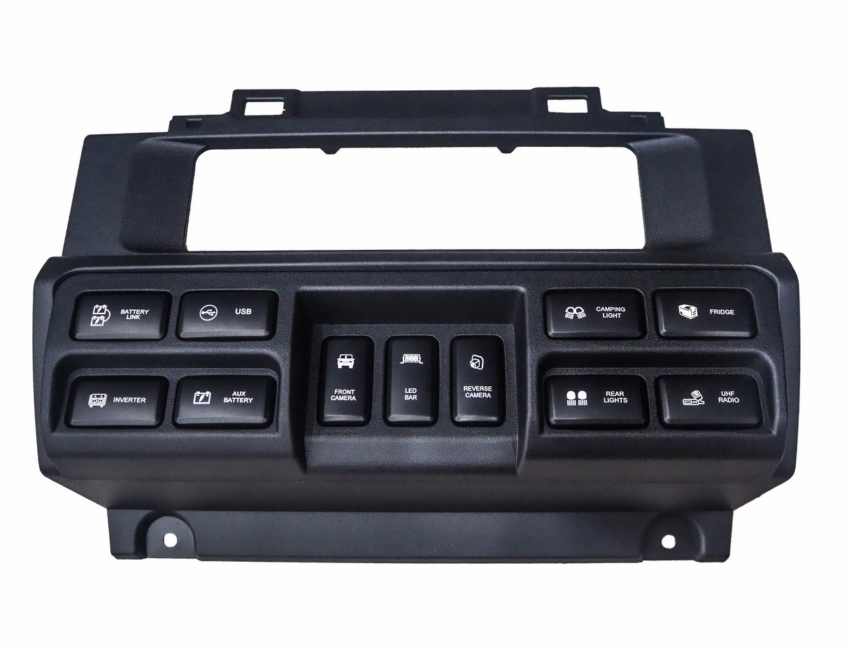 Vertical White LED Push Switch to suit Toyota Hilux Hiace FJ Cruiser Prado 70 Series LandCruiser