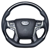 Elite Flat Bottom Carbon Black Perforated Leather Steering Wheel Upgrade Kit for Toyota **PRE-ORDER FOR DECEMBER**