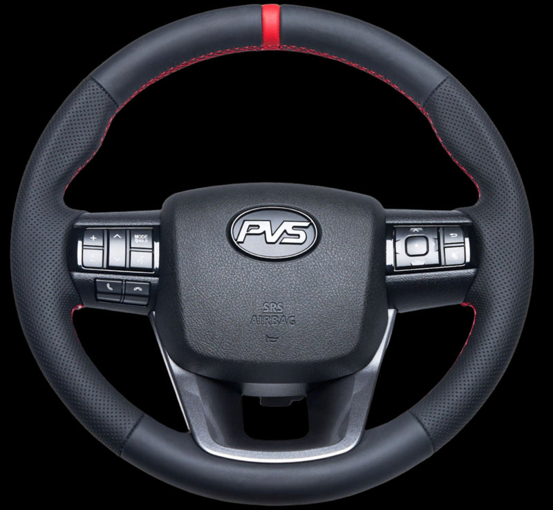 GRS Black Leather Steering Wheel Kit