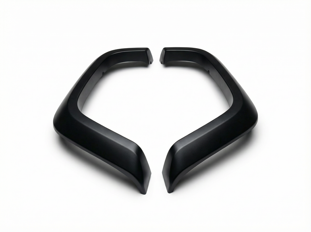 Factory Style Rear Black Fender Flares suitable Toyota LandCruiser 79 Series Dual Cab Ute Tub