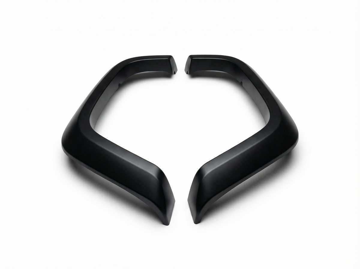 Factory Style Rear Black Fender Flares suitable Toyota LandCruiser 79 Series Dual Cab Ute Tub