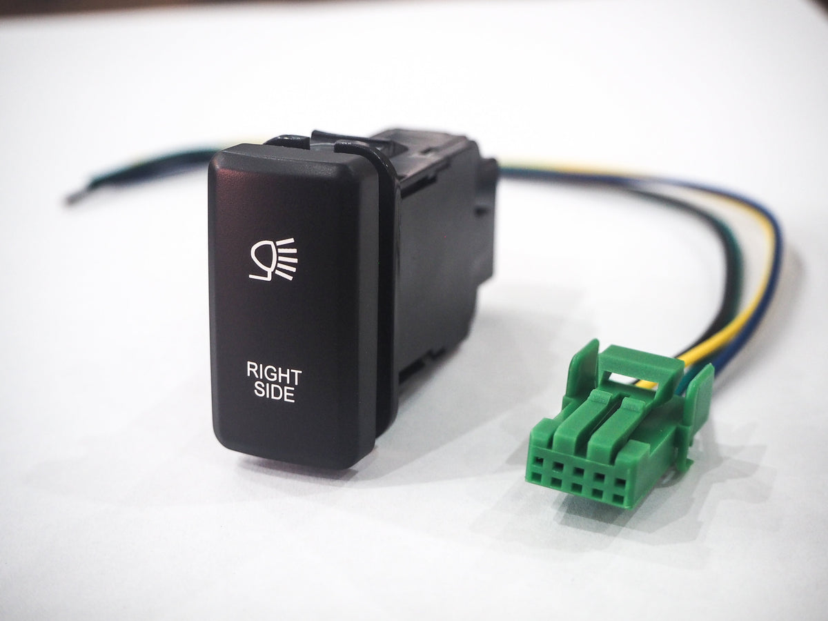 Right Side LED Push Switch to suit Toyota LandCruiser & Hilux