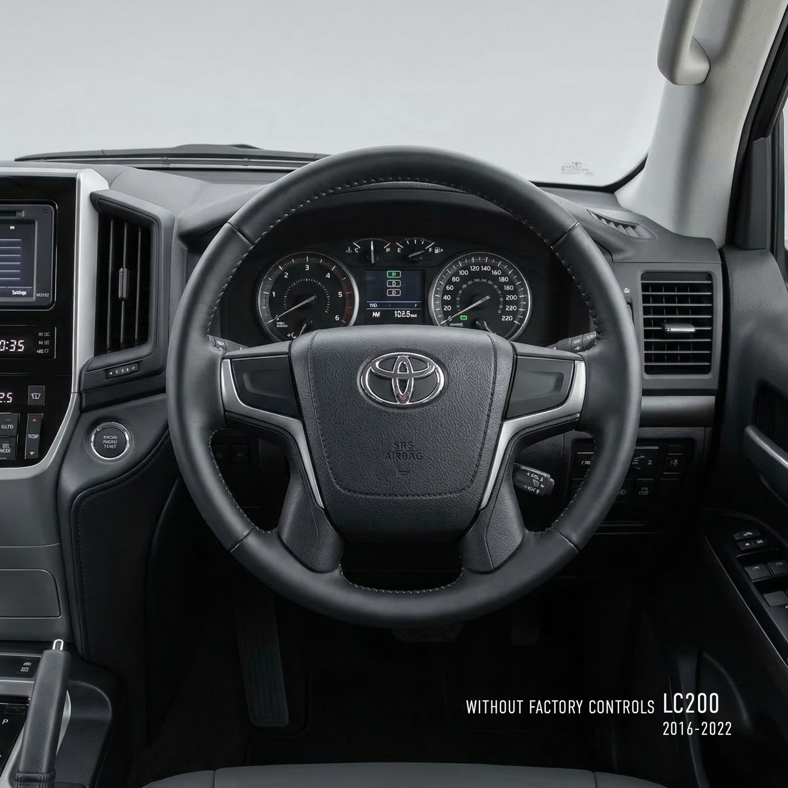 200 Series Steering Wheel Upgrade Kit (2016–2022) Facelift Without Factory Steering Wheel Controls