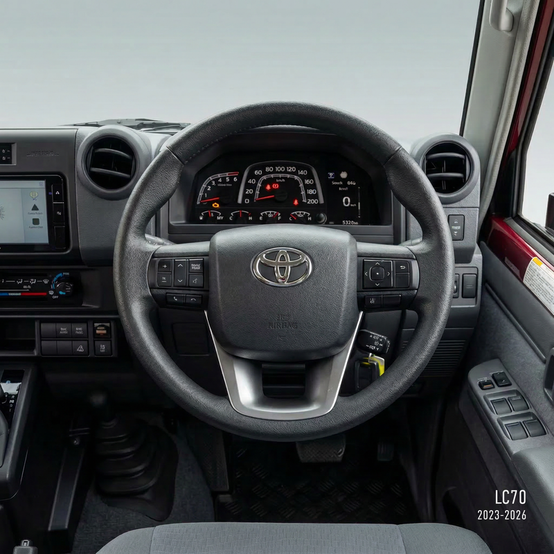 70 Series Steering Wheel Upgrade Kit (2023-2026) Facelift | PVS Automotive