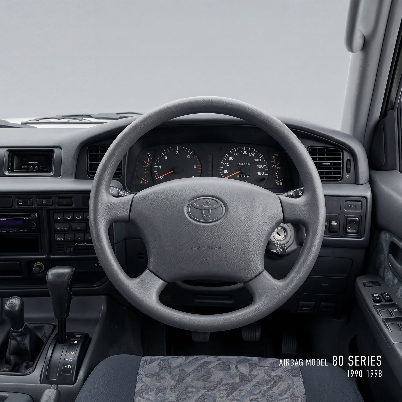 80 Series Steering Wheel Upgrade Kit (1990–1998) Airbag Model