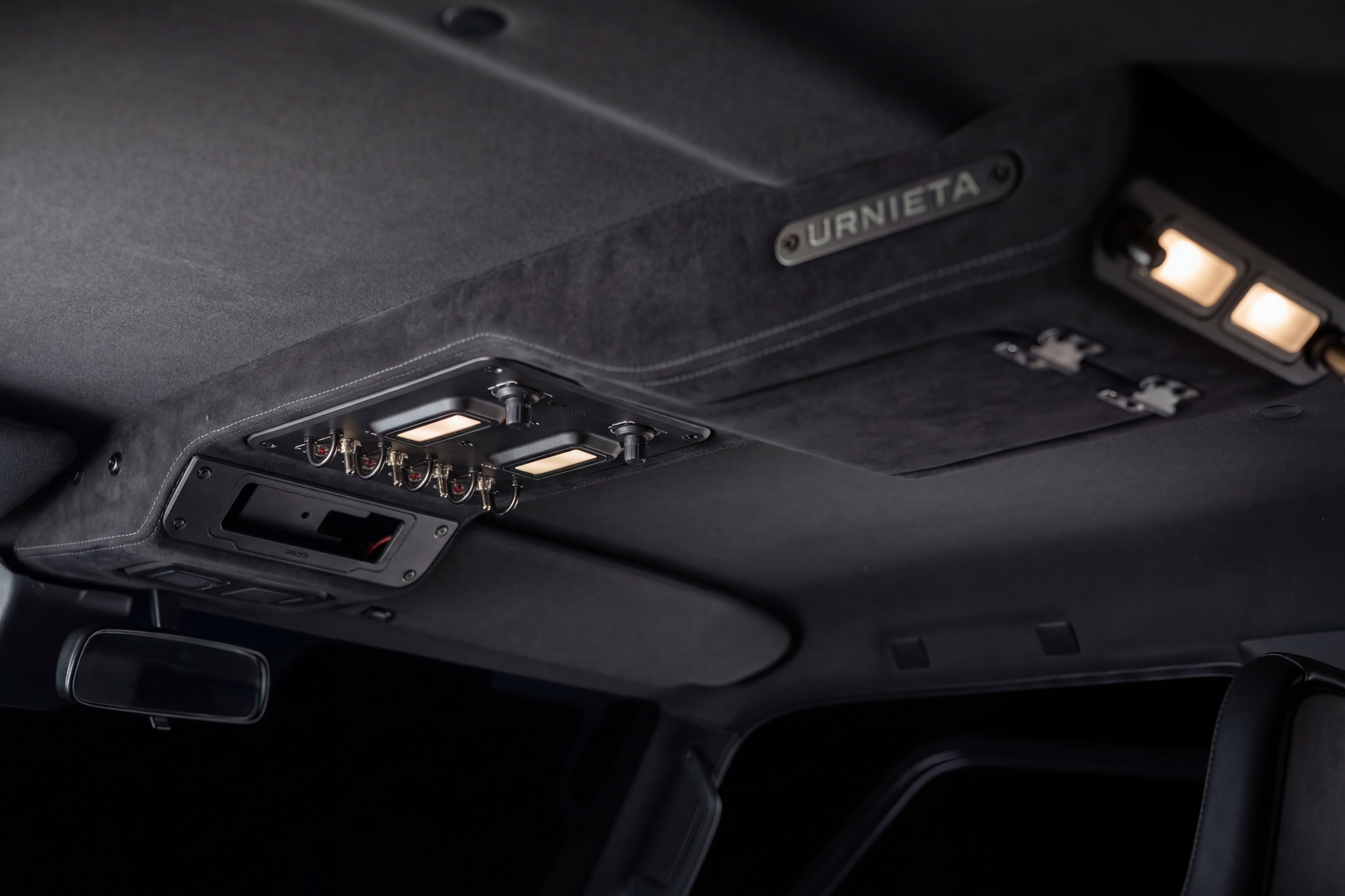 Full console installed looking up