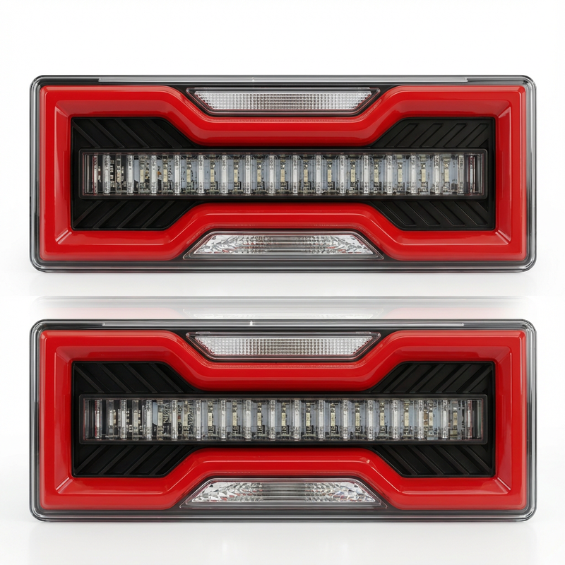 Clear LED Tail Lights Plug n Play for 70 Series / Hilux N70 | PVS Automotive