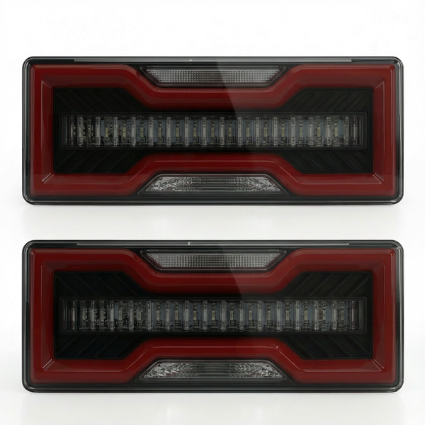 Smoked LED Tail Lights Plug n Play for 70 Series / Hilux N70 | PVS Automotive