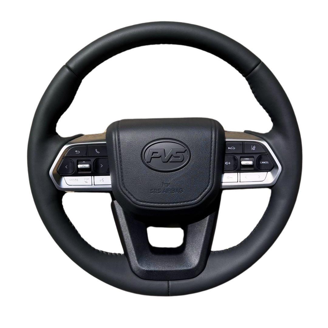 Basic Black Leather Steering Wheel Upgrade Kit for Toyota