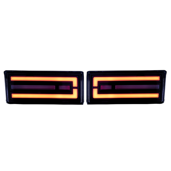Smoked LED Rear Bar Lights Plug n Play for 70 Series LandCruiser | PVS Automotive