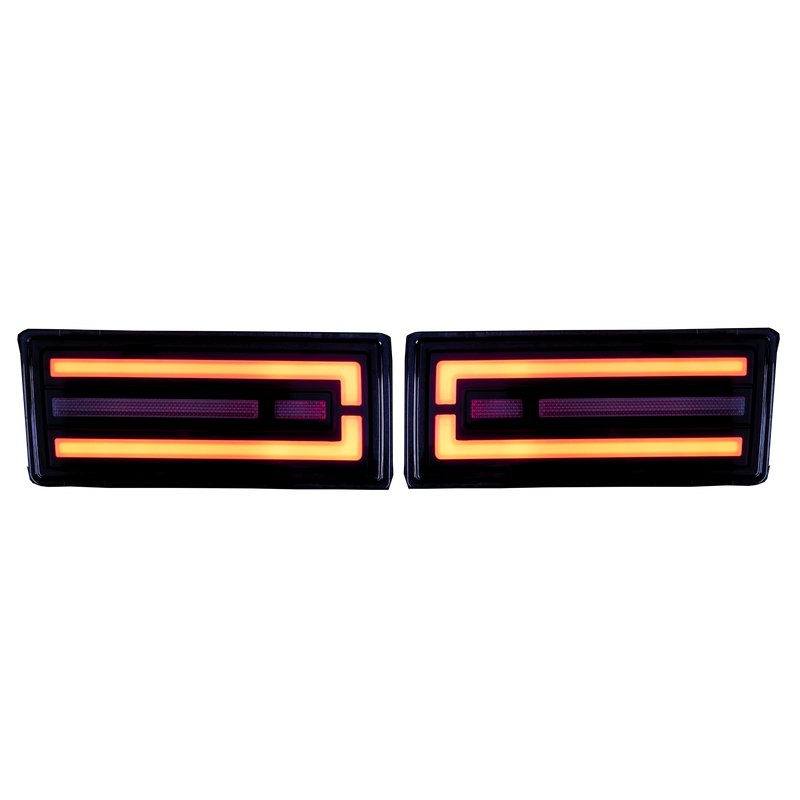 Smoked LED Rear Bar Lights Plug n Play for 70 Series LandCruiser | PVS Automotive