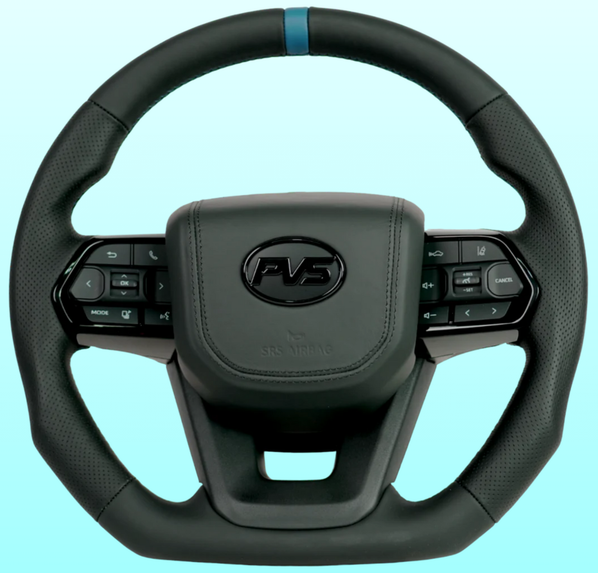 Teal Limited Edition V5 Leather Steering Wheel Upgrade Kit for Toyota