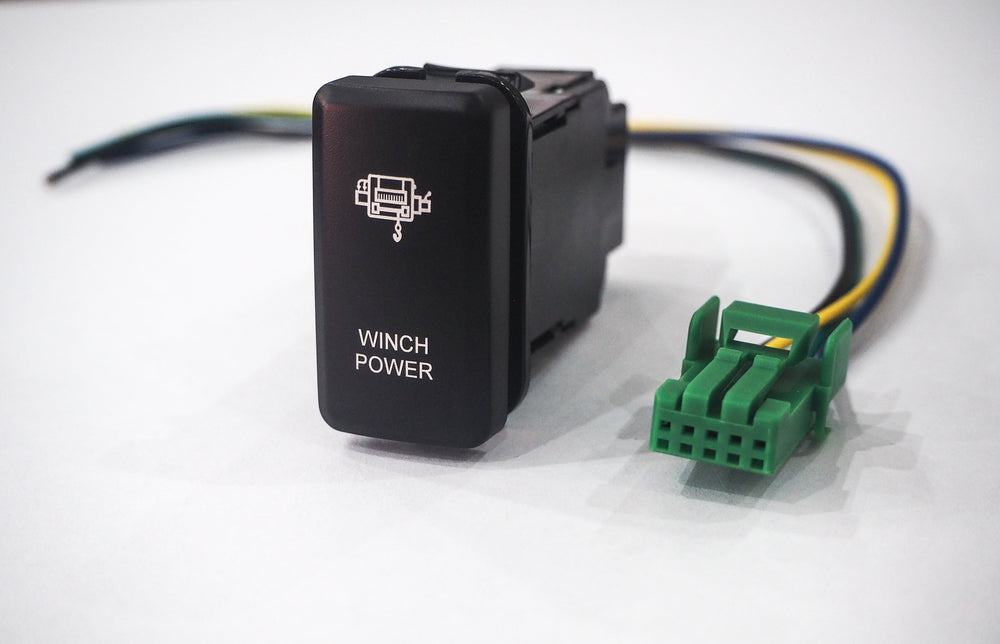 Winch Power LED Push Switch to suit Toyota LandCruiser & Hilux