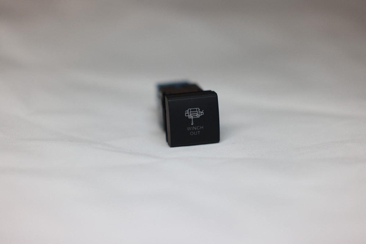 Winch Out LED Push Switch to suit Toyota LandCruiser & Hilux