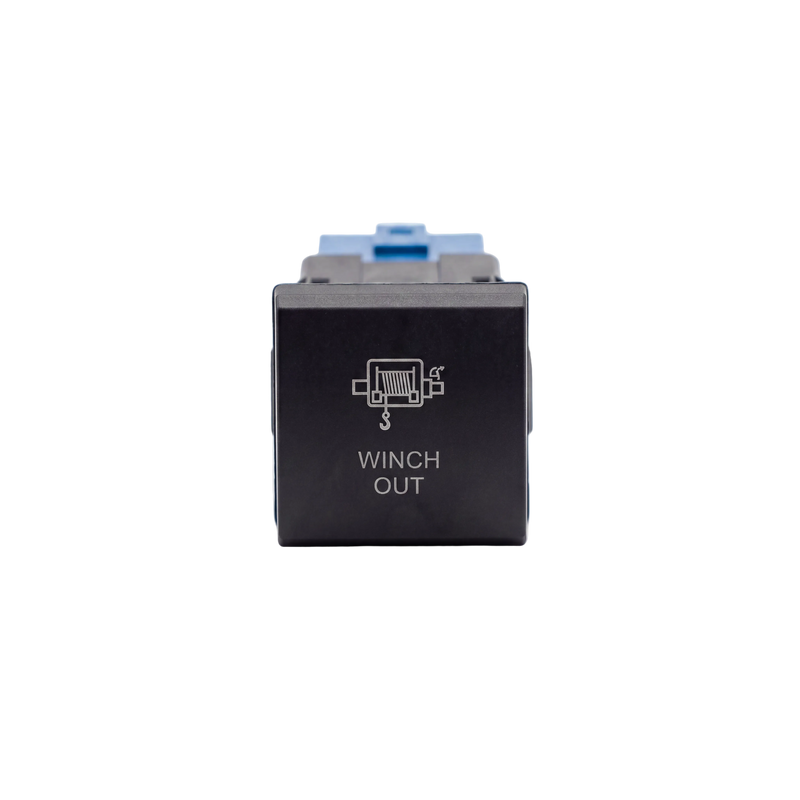 Winch Out LED Push Switch to suit Toyota LandCruiser & Hilux