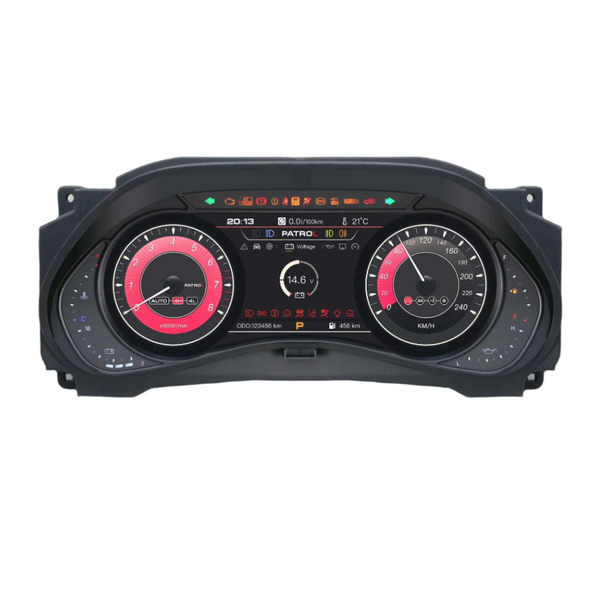 Digital Dash Cluster to suit Nissan Patrol Y62