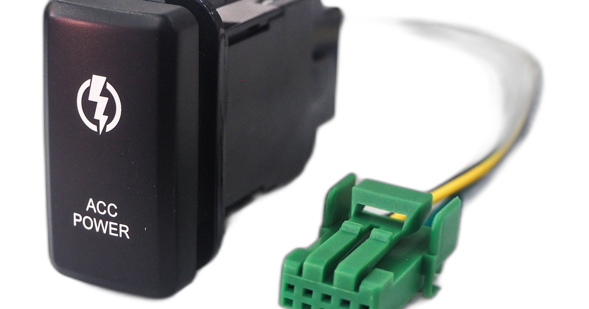 ACC Power Push Switch | Toyota LandCruiser & Hilux | PVS – PVS Automotive