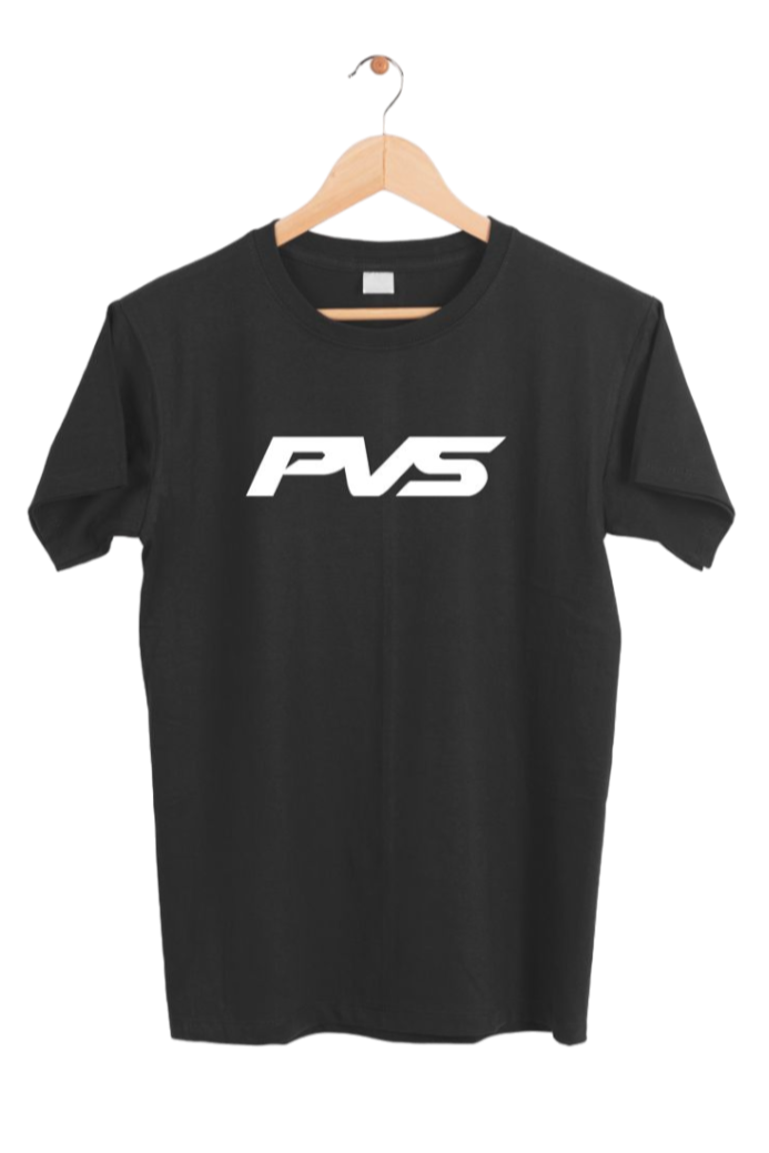 PVS Workshop Black T-Shirt detail view | PVS Automotive