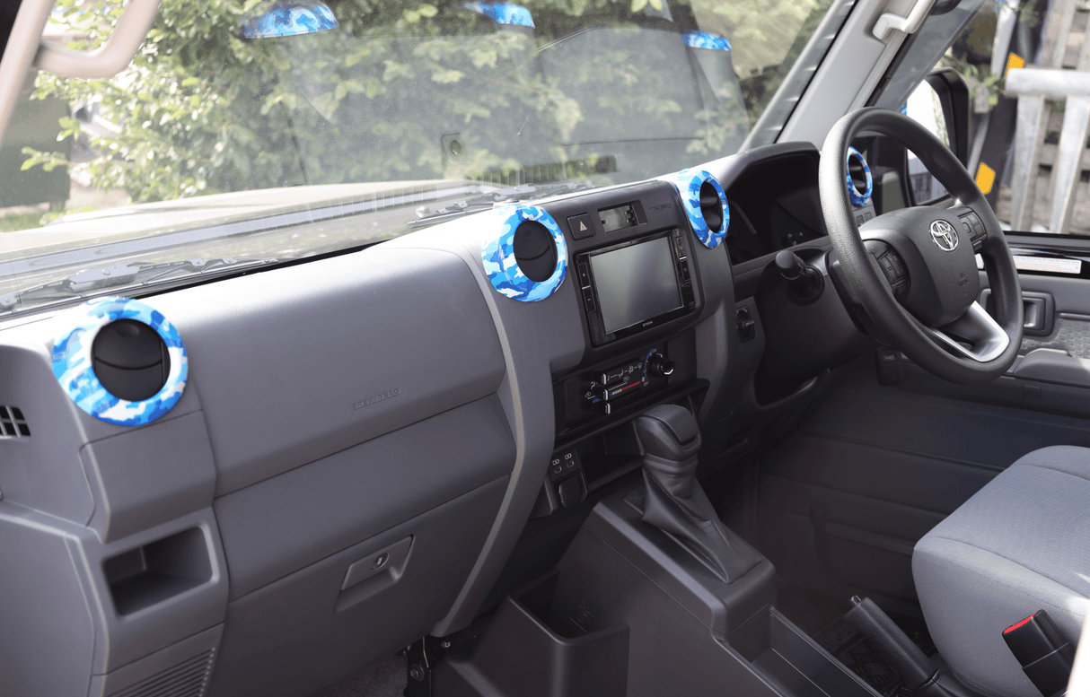 Front Air Vent Rings Covers to suit Toyota LandCruiser 70 Series (4 pcs)