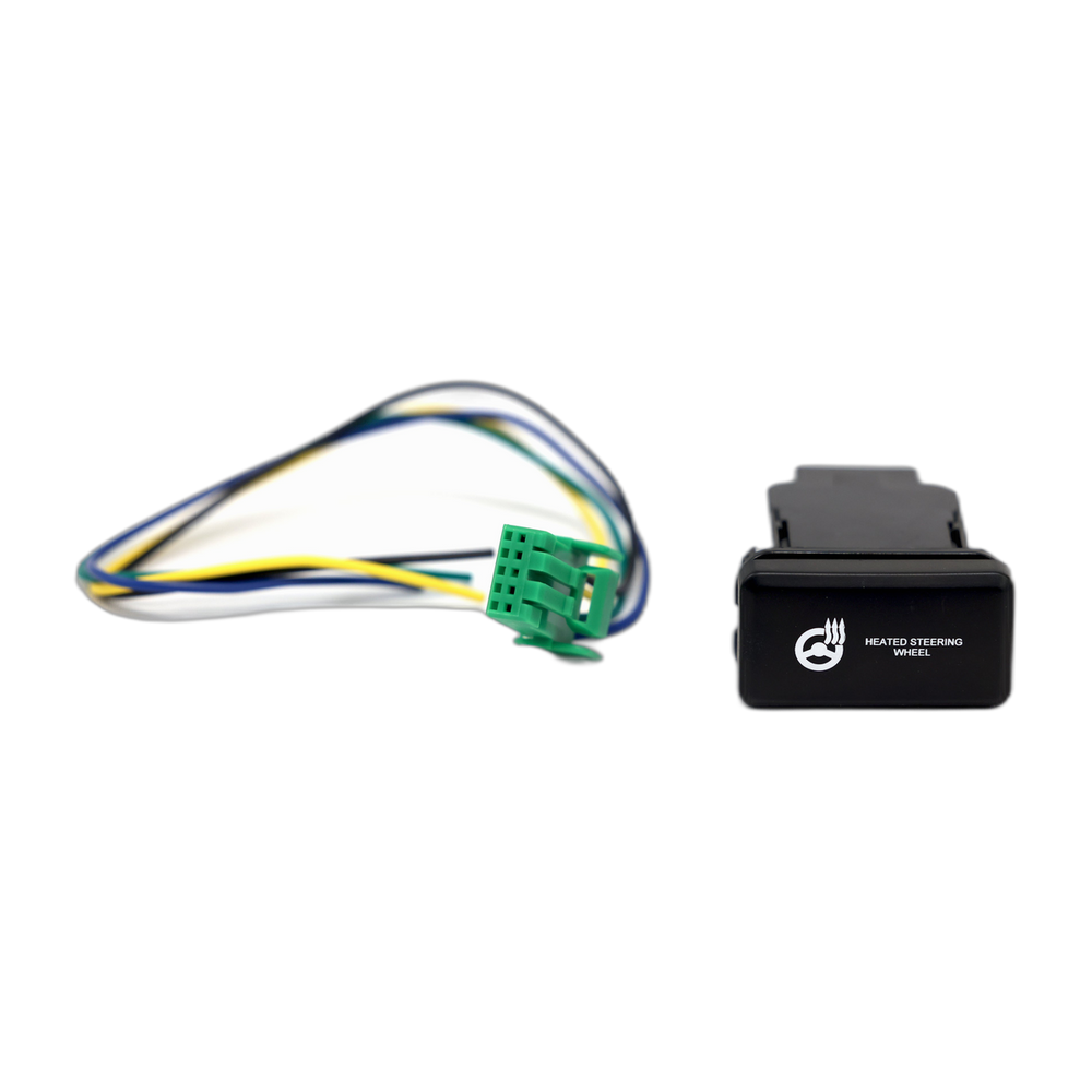 Heated Steering Wheel LED Push Switch to suit Toyota LandCruiser & Hilux