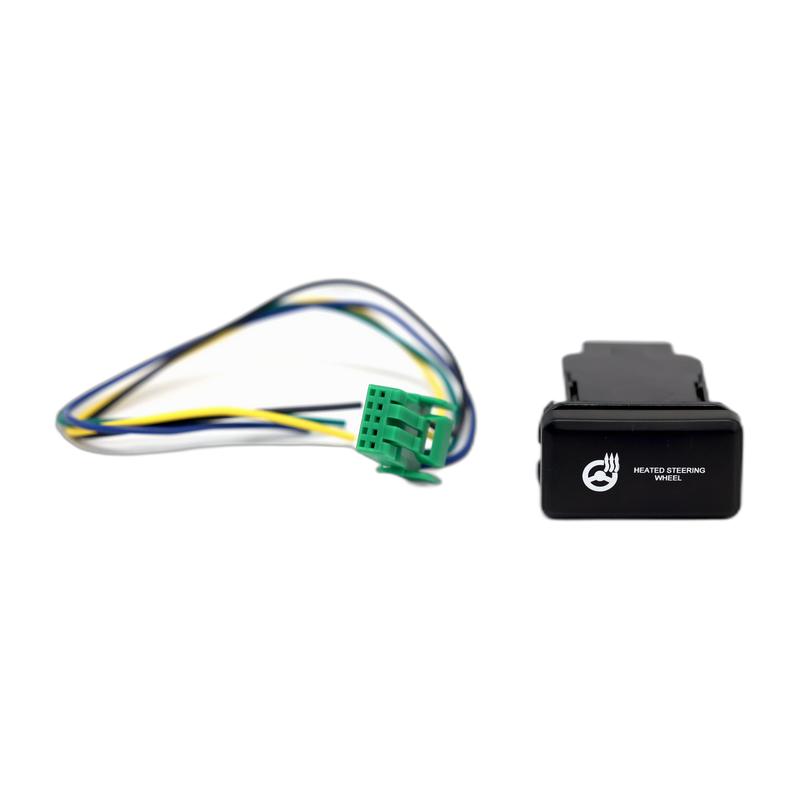 Heated Steering Wheel LED Push Switch to suit Toyota LandCruiser & Hilux