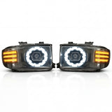 Toyota 70 Series Facelift Style LED Headlights detail view | PVS Automotive