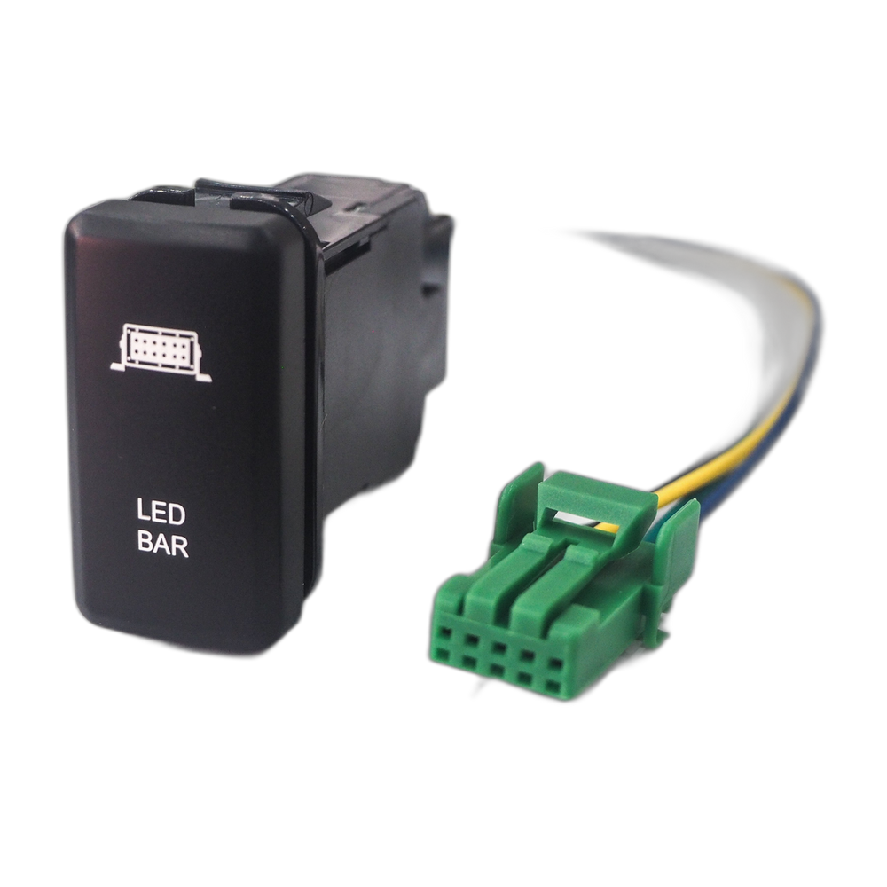 LED Light Bar LED Push Switch to suit Toyota LandCruiser & Hilux