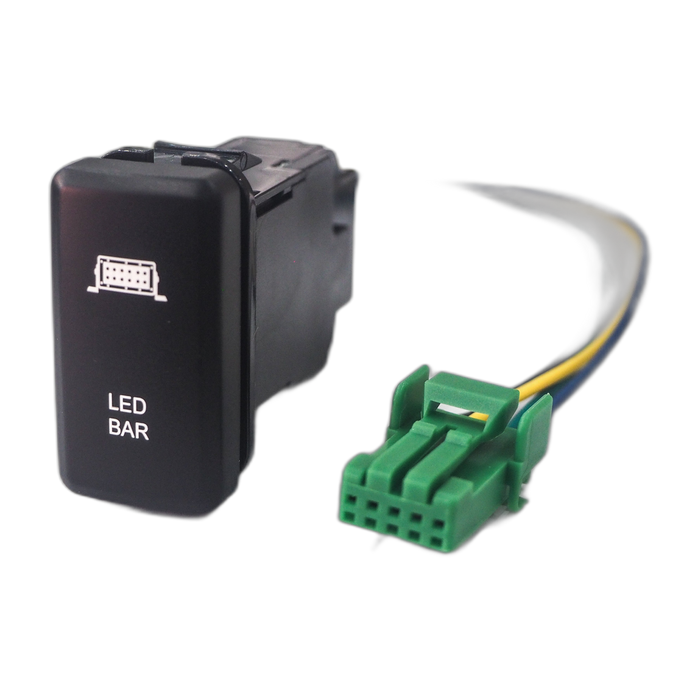 LED Light Bar LED Push Switch to suit Toyota LandCruiser & Hilux
