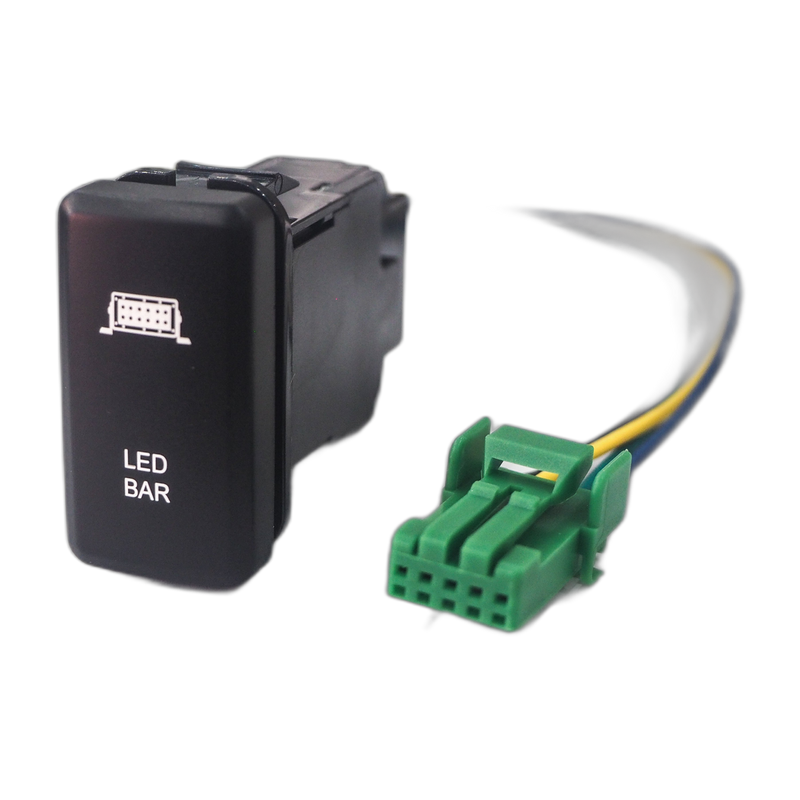 LED Light Bar LED Push Switch to suit Toyota LandCruiser & Hilux