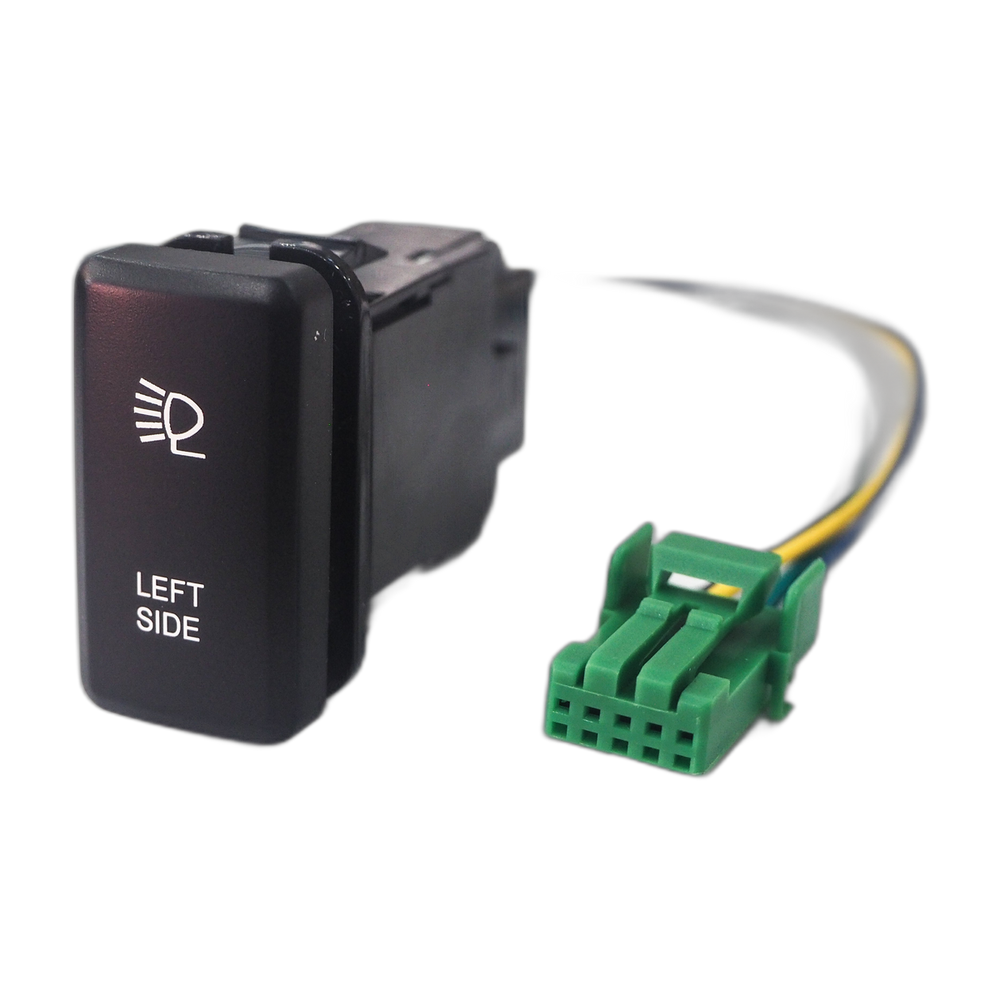 Left Side LED Push Switch to suit Toyota LandCruiser & Hilux