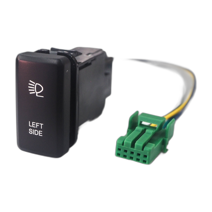 Left Side LED Push Switch to suit Toyota LandCruiser & Hilux
