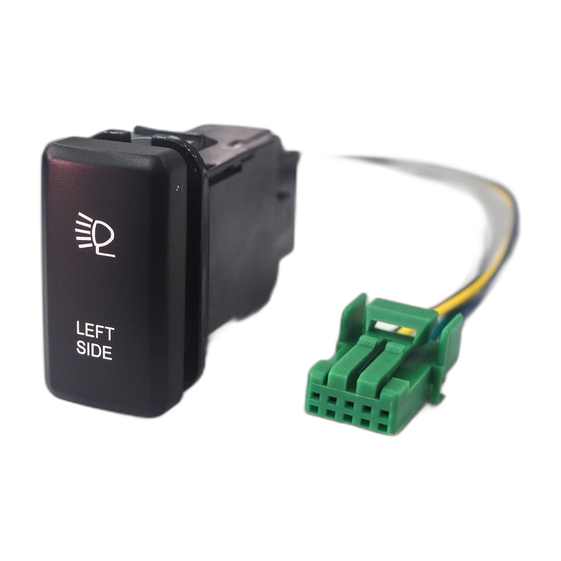 Left Side LED Push Switch to suit Toyota LandCruiser & Hilux