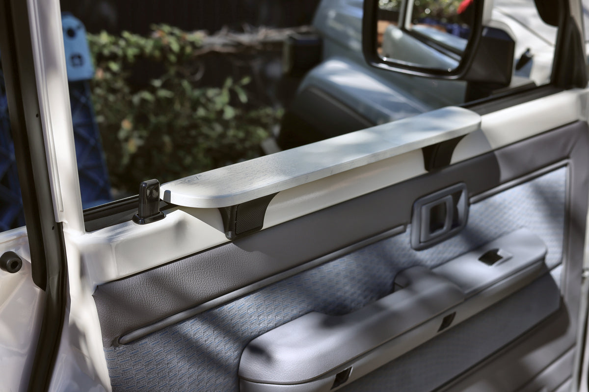 70 Series LandCruiser Armrest, Tasmanian White Rounded (Pair)