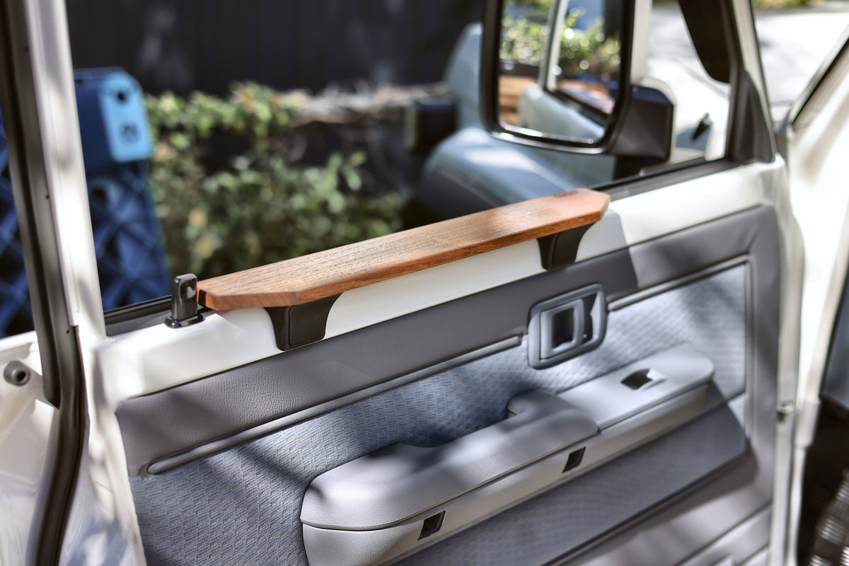 70 Series LandCruiser Armrest, Coastal Teak Tapered (Pair)