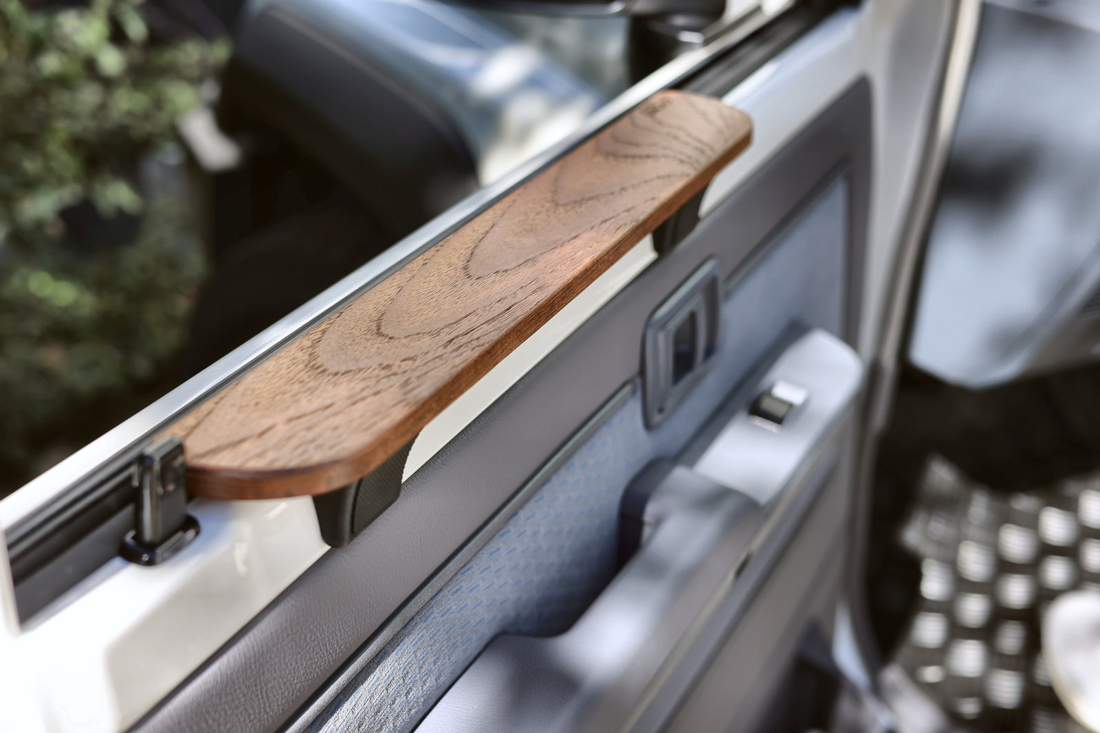 70 Series LandCruiser Armrest, Coastal Teak Rounded (Pair)