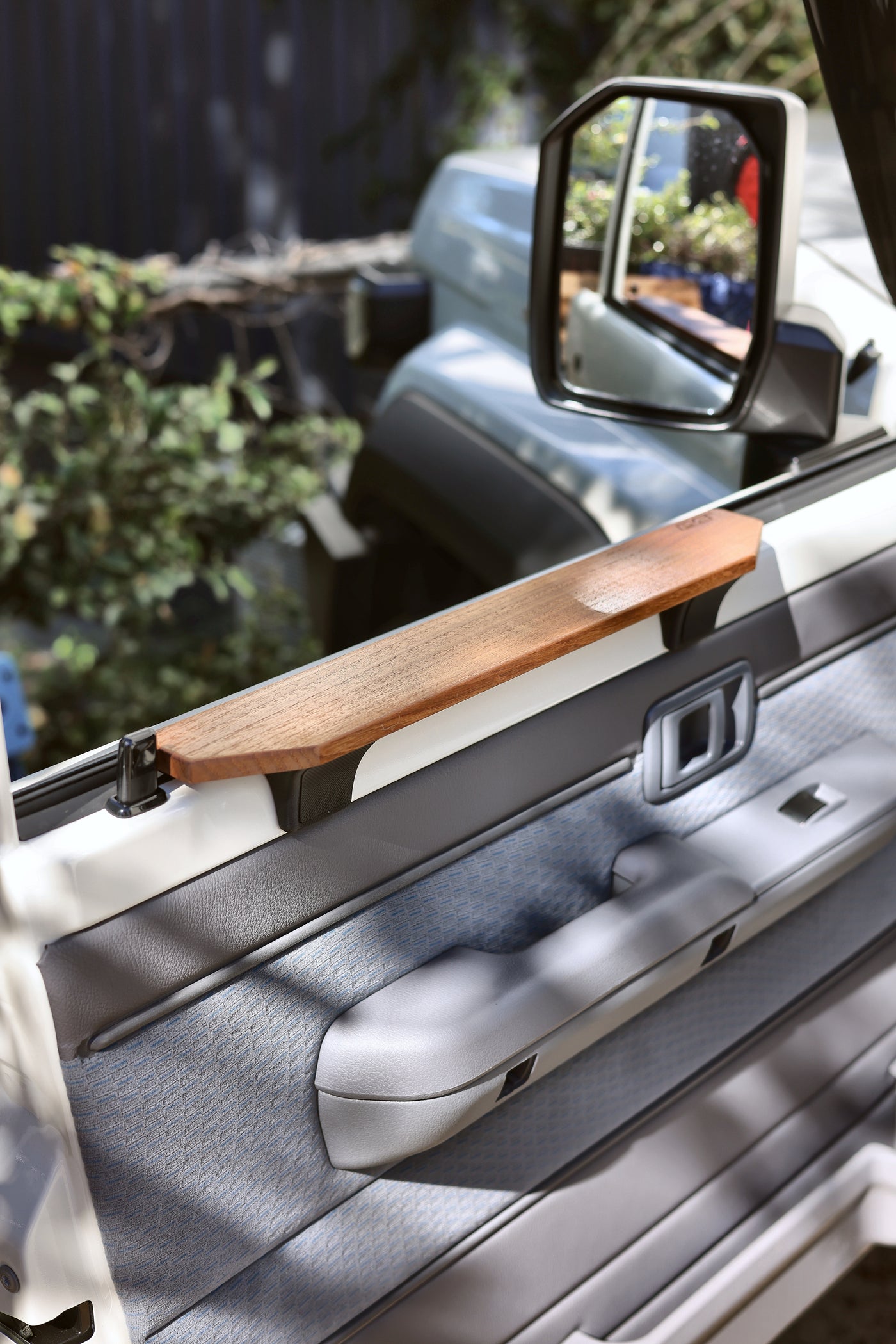 70 Series LandCruiser Armrest, Coastal Teak Tapered (Pair)