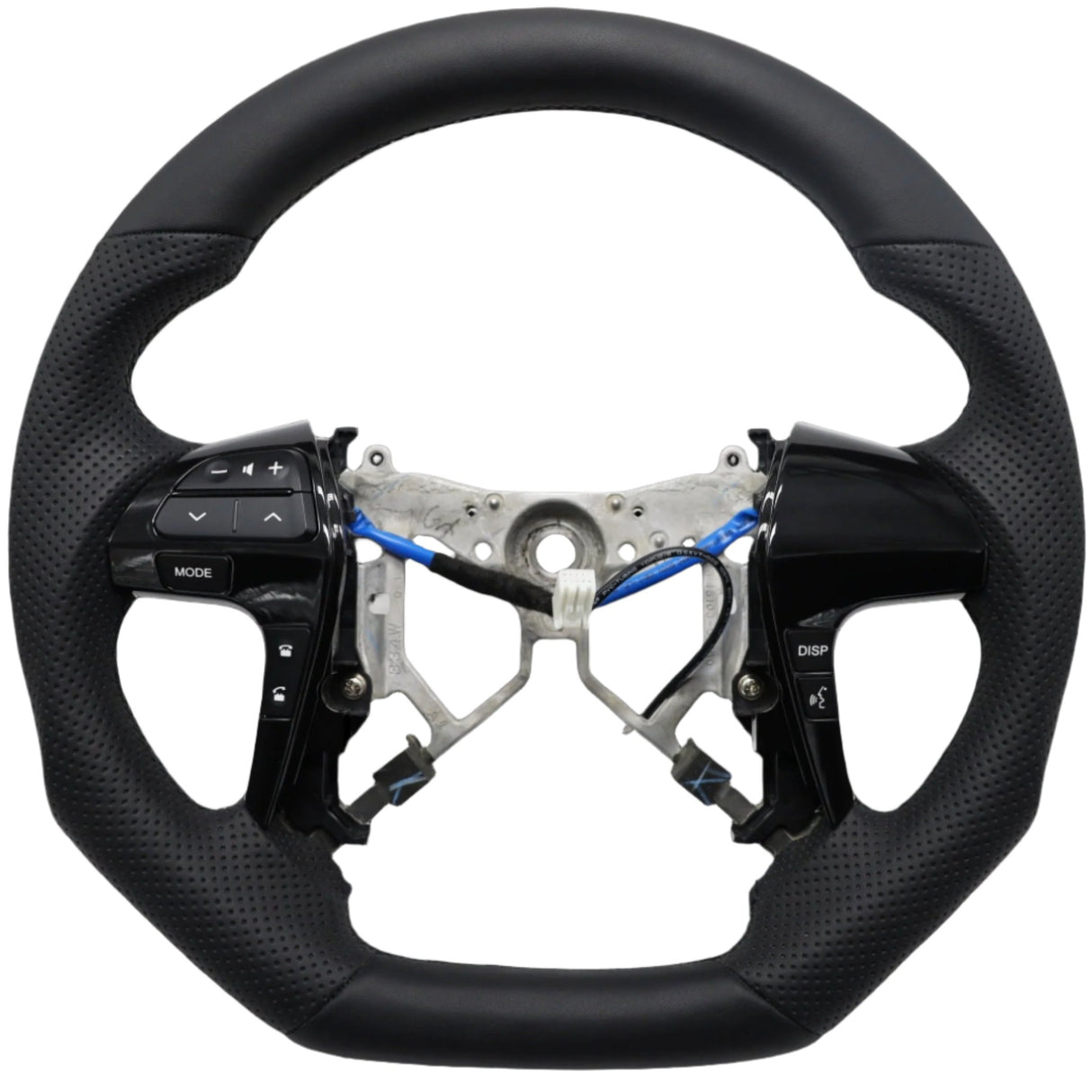 Sports Black Leather with Perforated Sides Steering Wheel to suit Toyota Hilux N70 Facelift (06/2011-04/2015) **PRE-ORDER FOR DECEMBER**