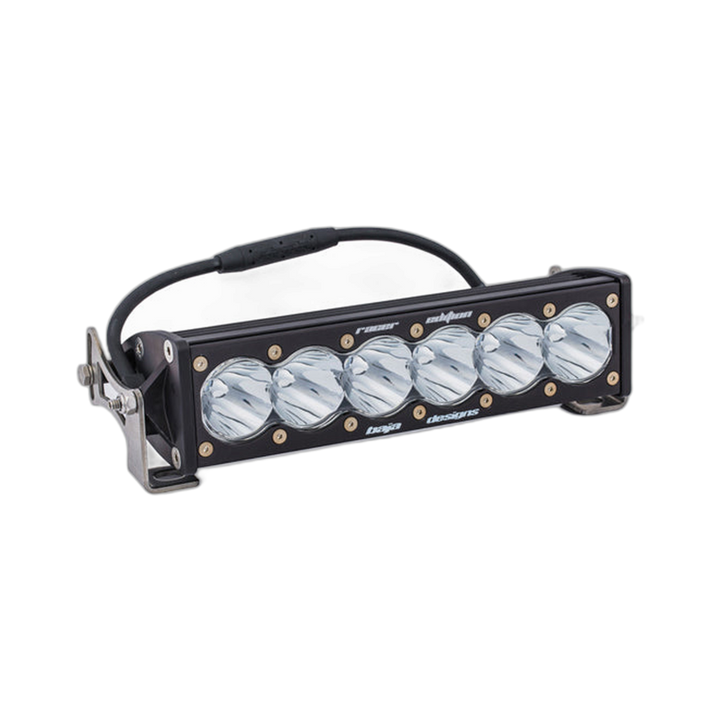 OnX6 - 10 inch - Straight Racer Edition LED Light Bar - Racer Spot - Clear