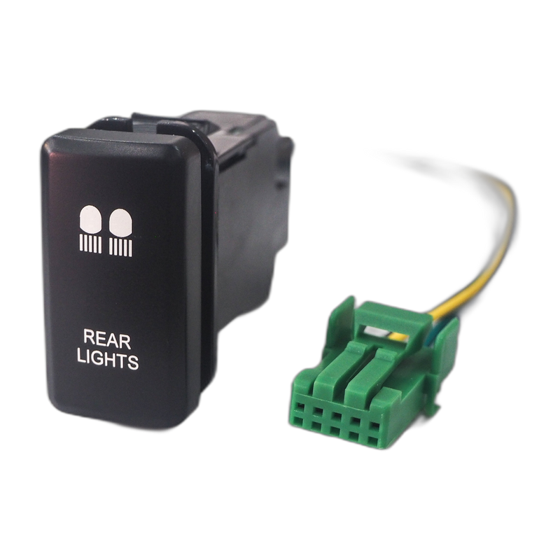 Rear Lights LED Push Switch to suit Toyota LandCruiser & Hilux