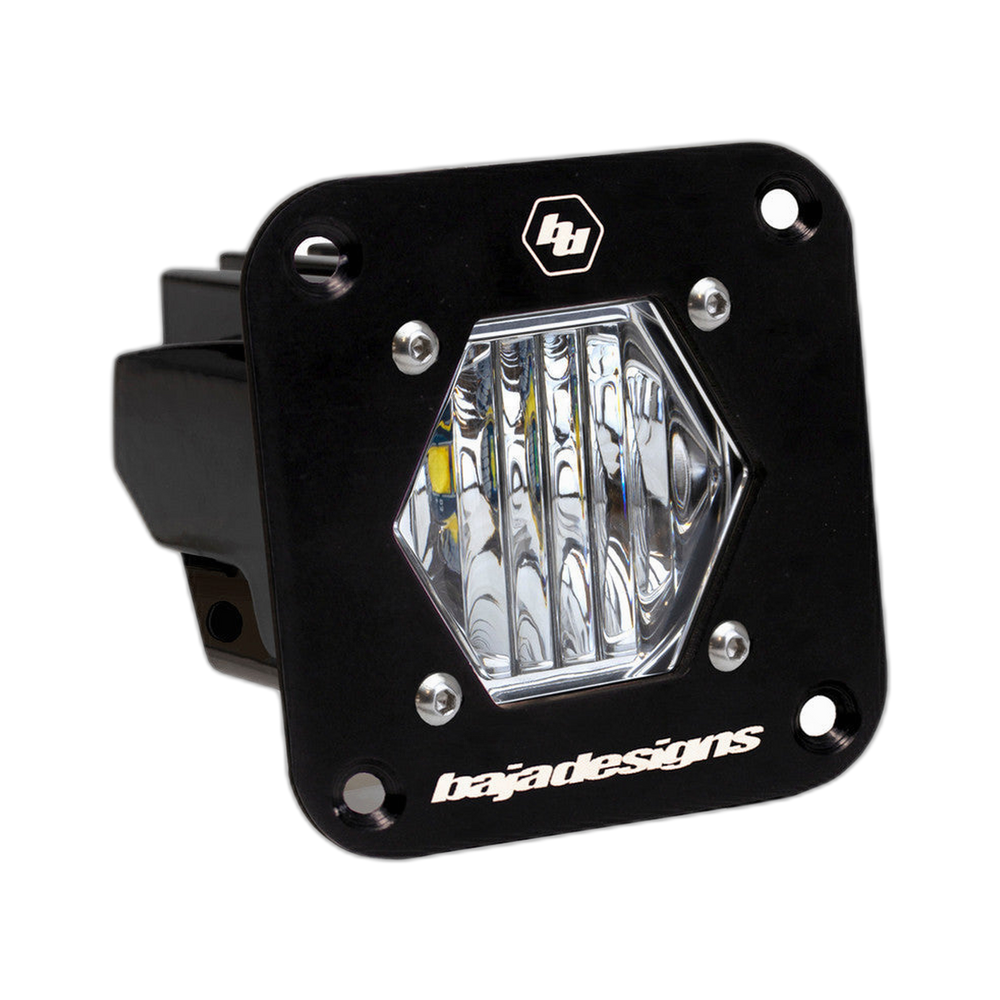 S1 Black Flush Mount Auxiliary Light Pod - Universal