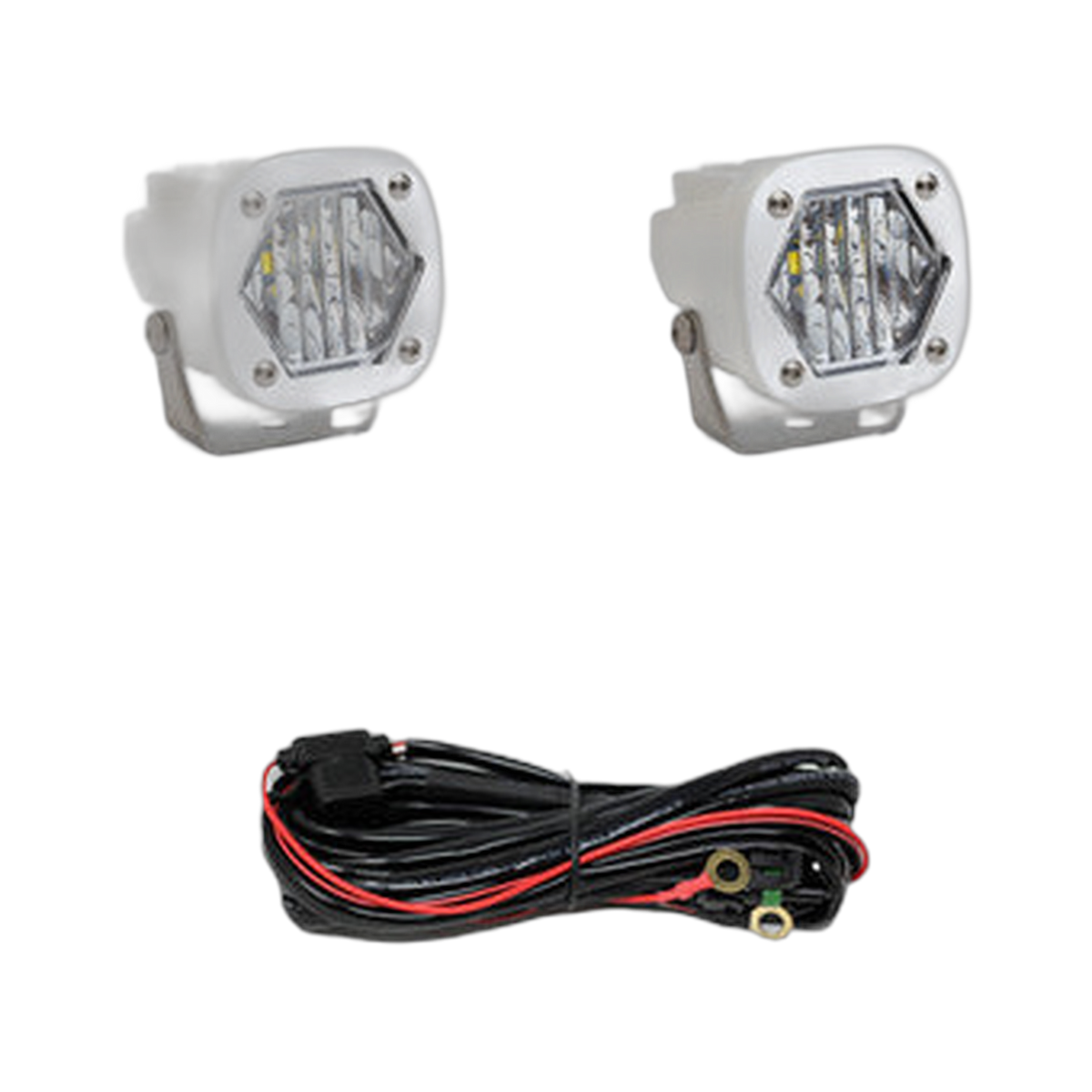 S1 White LED Auxiliary Light Pod Pair - Universal