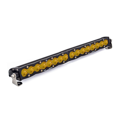 S8 Straight LED Light Bar, 20" amber - wide corner