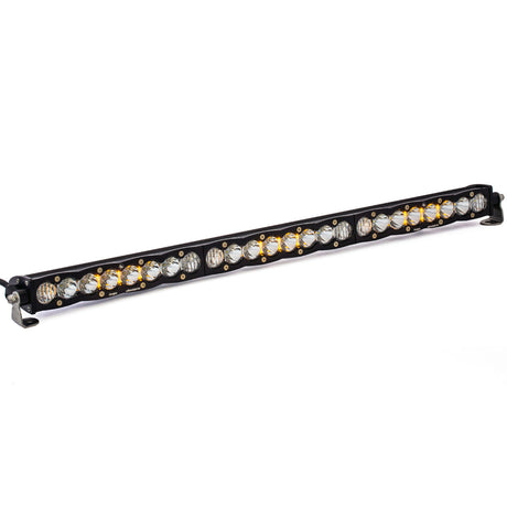 S8 Straight LED Light Bar - 30 inch clear driving combo