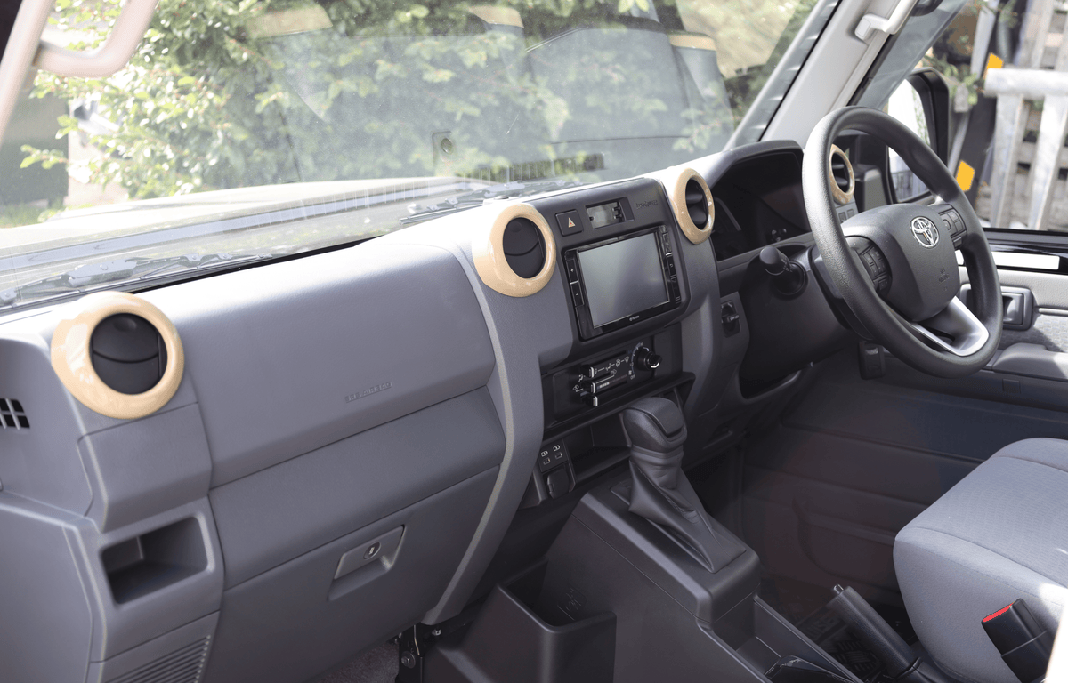 Front Air Vent Rings Covers to suit Toyota LandCruiser 70 Series (4 pcs)
