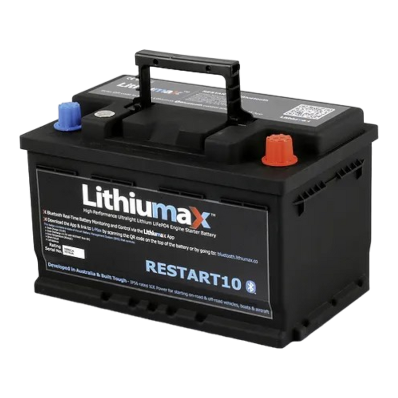 Lithiumax Gen4 RESTART10 Bluetooth 60Ah Lithium (120Ah PbEq) 5 YEAR WARRANTY
