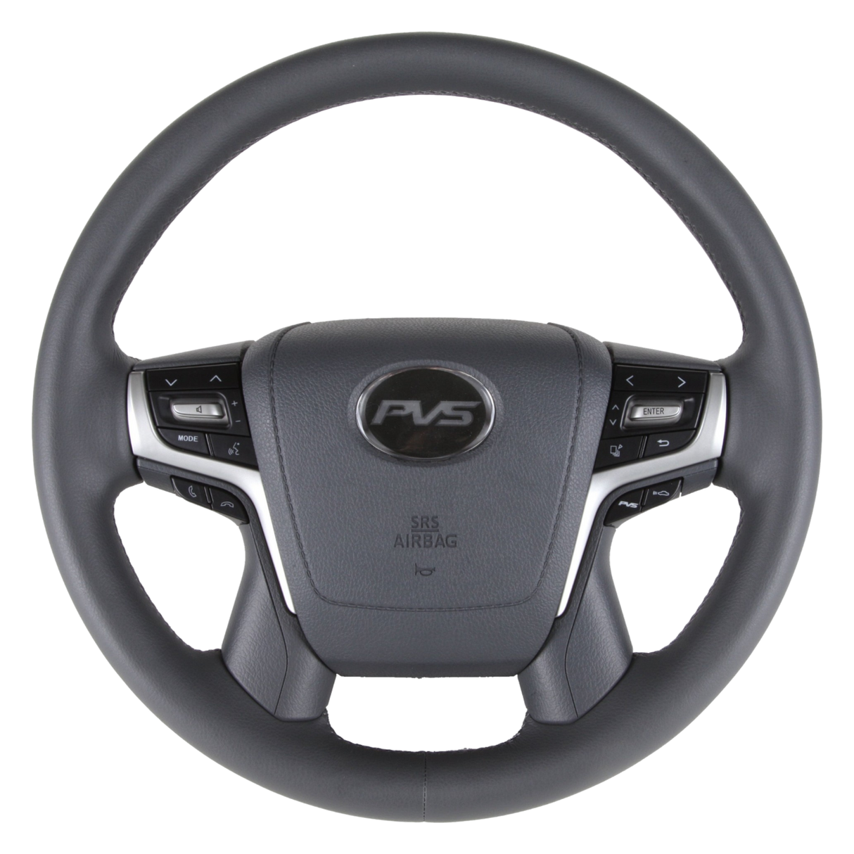 Basic Grey Leather Steering Wheel Upgrade Kit for Toyota **PRE-ORDER FOR DECEMBER**