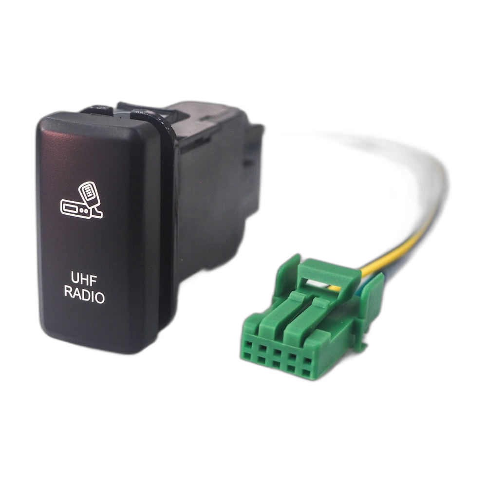 UHF Radio LED Push Switch to suit Toyota LandCruiser & Hilux