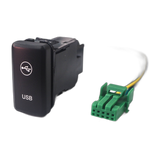 USB LED Push Switch to suit Toyota LandCruiser & Hilux