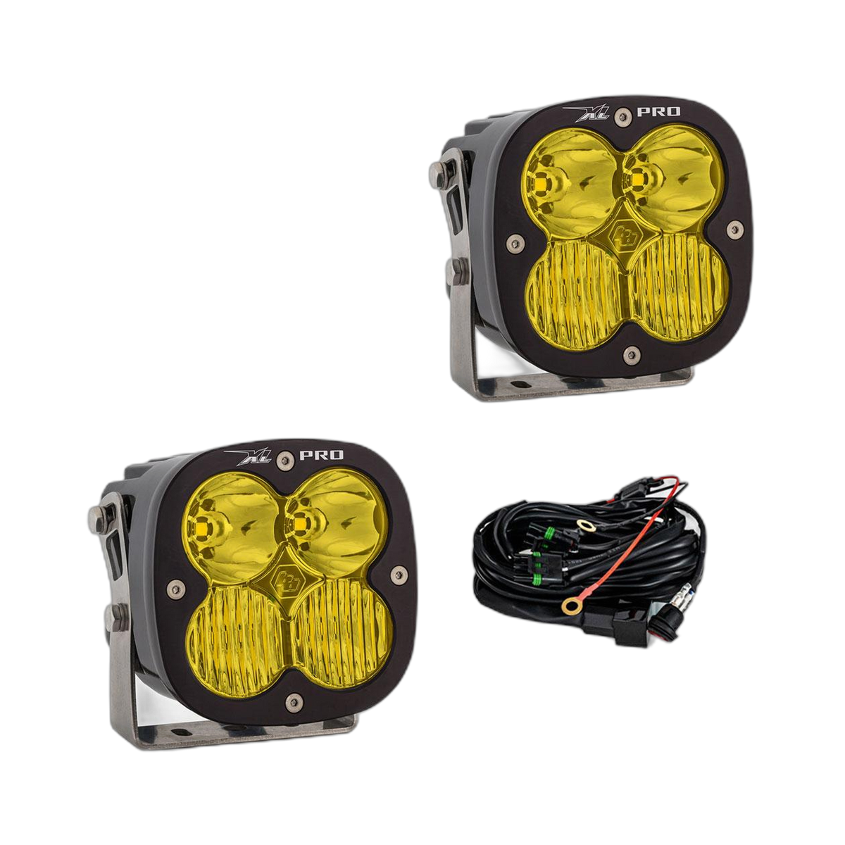 XL Pro LED Auxiliary Light Pod Pair - Amber - Drive/Combo